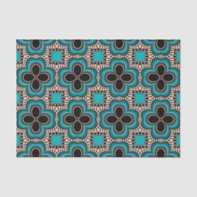 Papier Mousseline Papier de tissu de style marocain (Recto)
