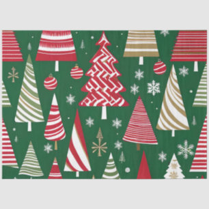 Papier Mousseline papier de tissu de terre de l'arbre de noël