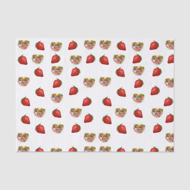 Papier Mousseline Papier de tissu décoratif Fruit (Recto)