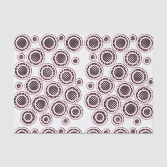 Papier Mousseline Papier de tissu décoratif rose (Recto)