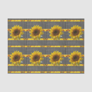 Papier Mousseline Papier de tissu décoratif Tournesol