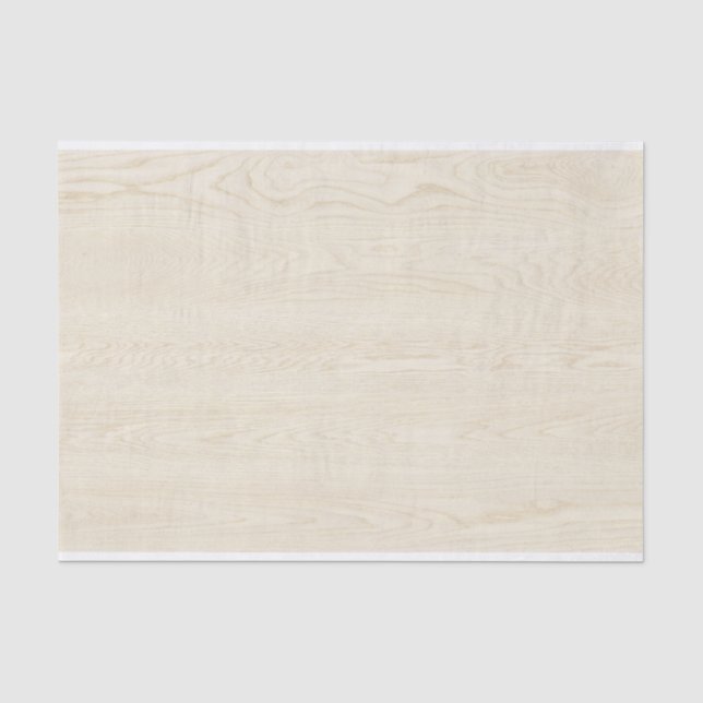 Papier Mousseline papier de tissu en bois blond (Recto)