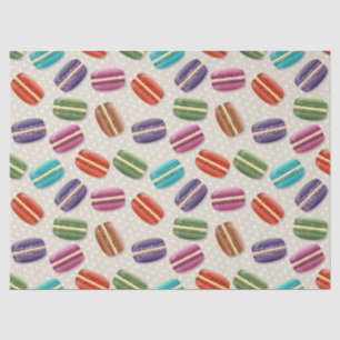 Papier Mousseline papier de tissu macarons
