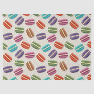 Papier Mousseline papier de tissu macarons