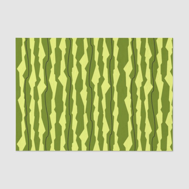 Papier Mousseline Papier de tissu Watermelon Strip (Recto)