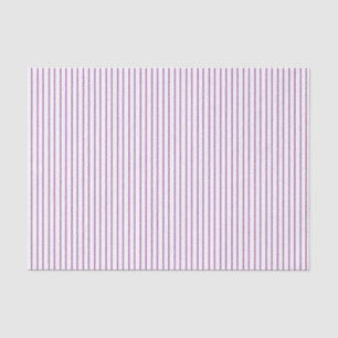 Papier Mousseline Papier de tissus à rayures violettes et blanches