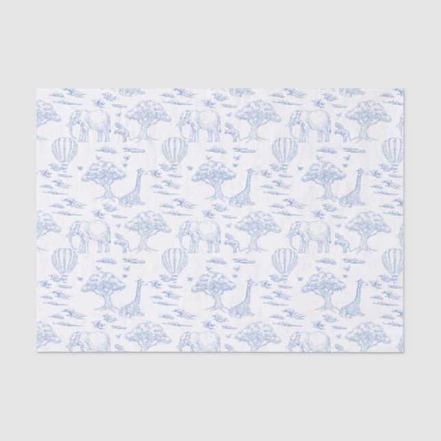 Papier Mousseline Papier de tissus baby shower (Recto)