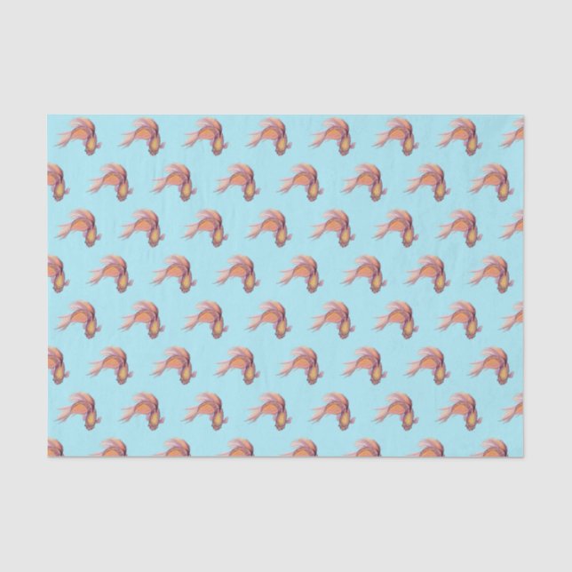 Papier Mousseline Papier de tissus Betta Fish (Recto)
