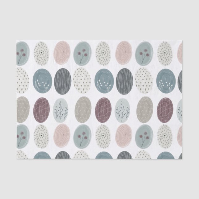 Papier Mousseline Papier de tissus Boho Feminine and Baby (Recto)