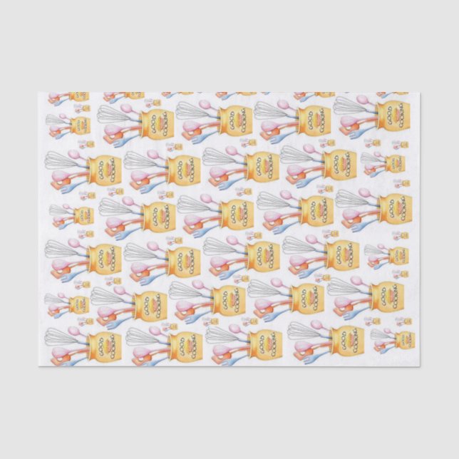 Papier Mousseline Papier de tissus Bonne Cuisine (Recto)
