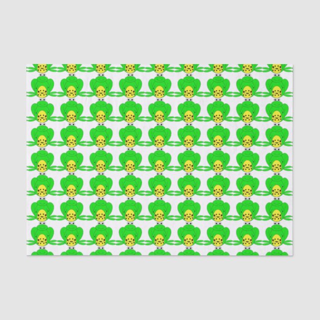 Papier Mousseline Papier de tissus de grenouille (Recto)