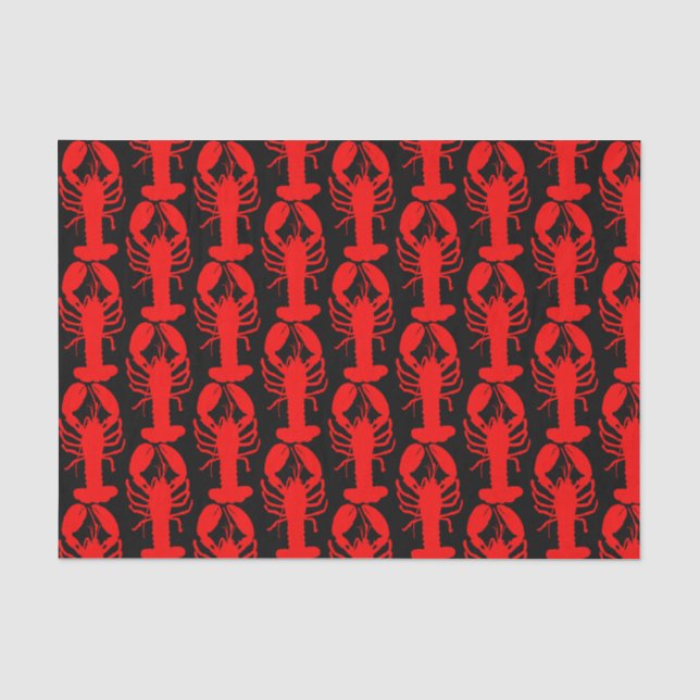 Papier Mousseline Papier de tissus de homard (Recto)