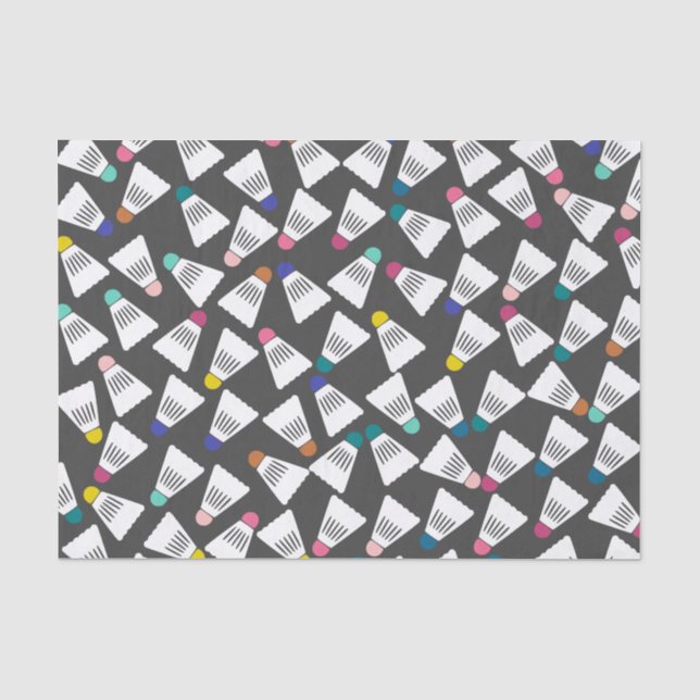 Papier Mousseline Papier de tissus de joli badminton (Recto)