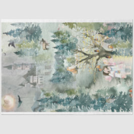 Papier Mousseline Papier de tissus Dreamy Woodland Nursery