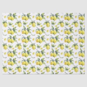 Papier Mousseline Papier de tissus et de découpage - citron
