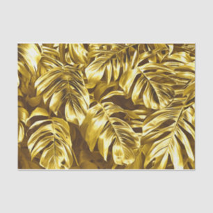 Papier Mousseline Papier de tissus monstère d'or
