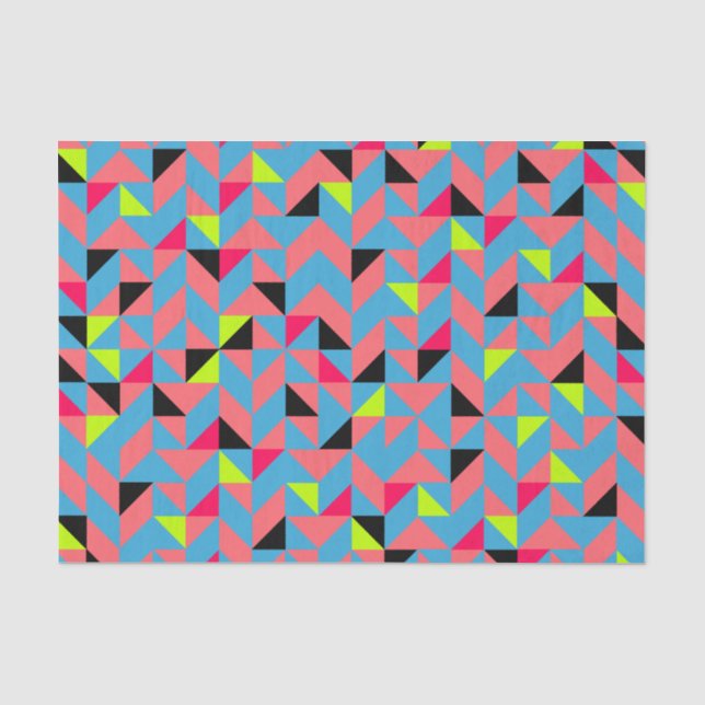 Papier Mousseline Papier de tissus néon (Recto)
