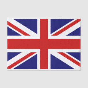 Papier Mousseline Papier d'emballage cadeau drapeau de l'Union Jack 