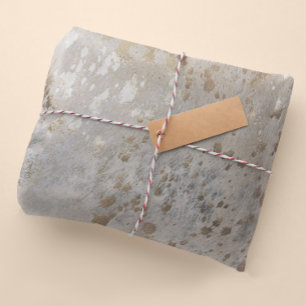 Papier Mousseline Papier d'emballage métallique en argent