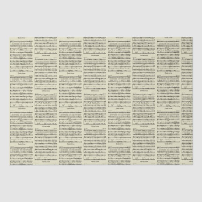 Papier Mousseline Papier d'enveloppement Christ Arose (Recto)