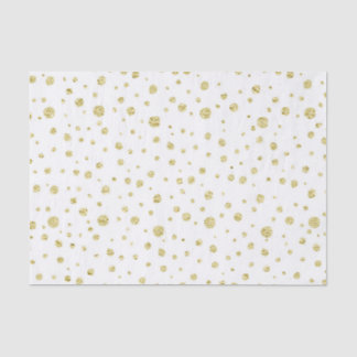 Papier Mousseline Papier d'enveloppement de Parties scintillant Gold