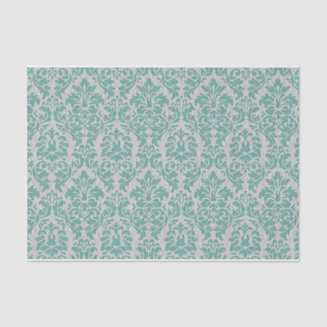 Papier Mousseline Papier en tissu Damask (Recto)