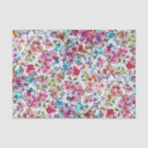 PAPIER EN TISSU FLORAL MODÈLE HAPPY SEED WATERCOLO