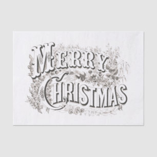 PAPIER MOUSSELINE PAPIER MOUSSELINE:  MERRY CHRISTMAS ILLUSTRATION