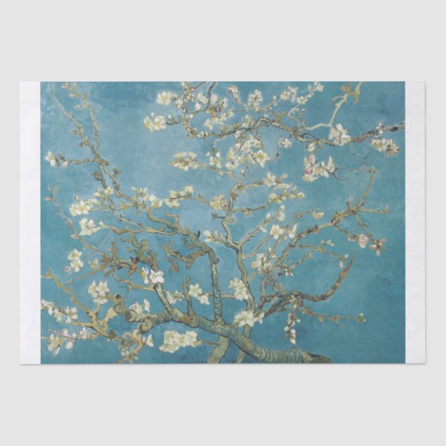 Papier Mousseline PAPIER MOUSSELINE: VINCENT Van Gogh : ALMOND BLOSS (Recto)