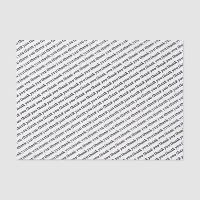 Papier Mousseline Papier papier Merci (Recto)