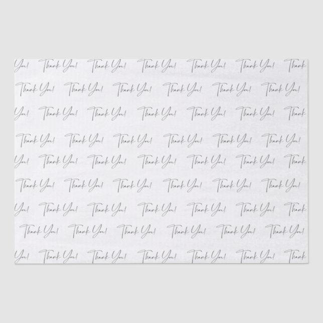 Papier Mousseline Papier papier Merci (Recto)