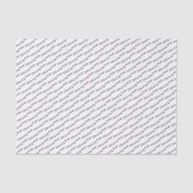 Papier Mousseline Papier papier Merci (Recto)