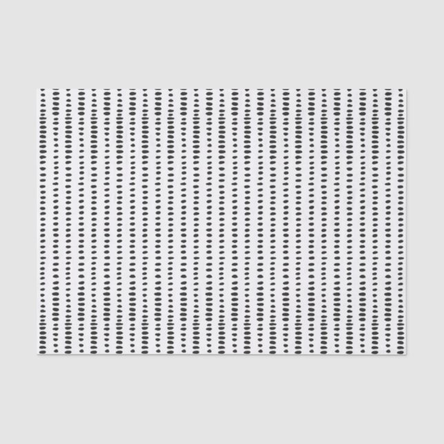 Papier Mousseline Papier papier Motif Abstrait, noir et blanc (Recto)