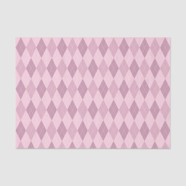 Papier Mousseline Papier papier Motif de Jacquard de tons roses (Recto)