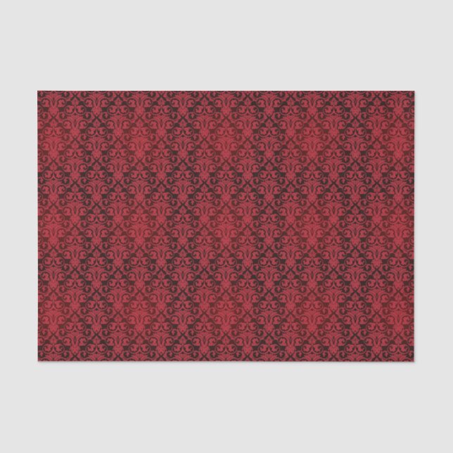 Papier Mousseline Papier peint rouge 2 (Recto)