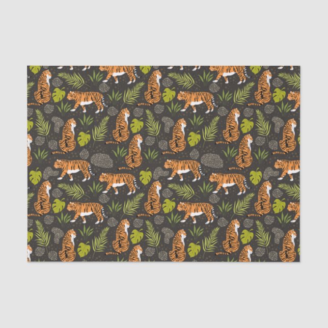 Papier Mousseline Papier Tiger (Recto)
