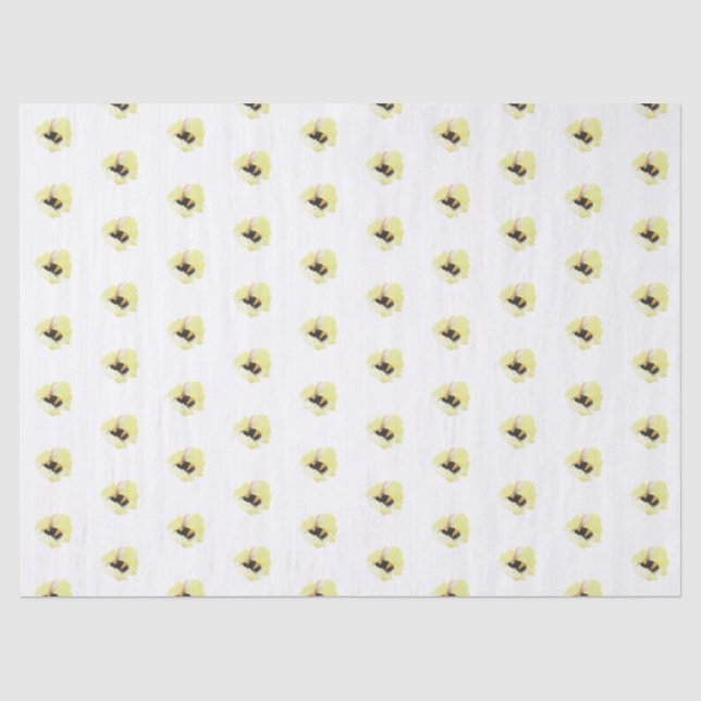 Papier Mousseline Papier Tissu Abeille (Recto)