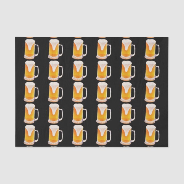 Papier Mousseline Papier Tissu Beer Mug (Recto)