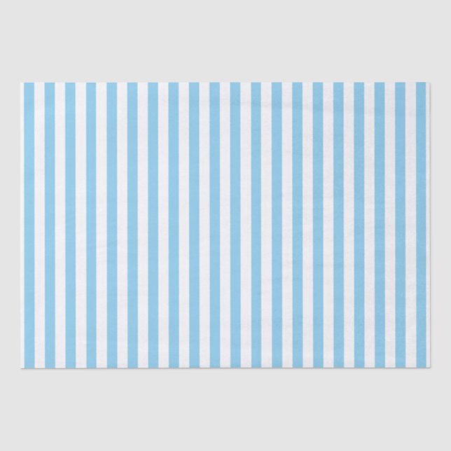 Papier Mousseline Papier Tissu Bleu Bleu Et Blanc Bébé (Recto)
