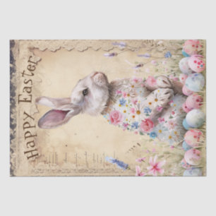 Papier Mousseline Papier Tissu Bunny de Pâques