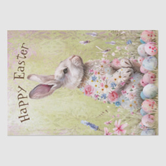 Papier Mousseline Papier Tissu Bunny de Pâques
