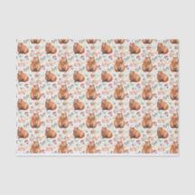 Papier Tissu Capybara