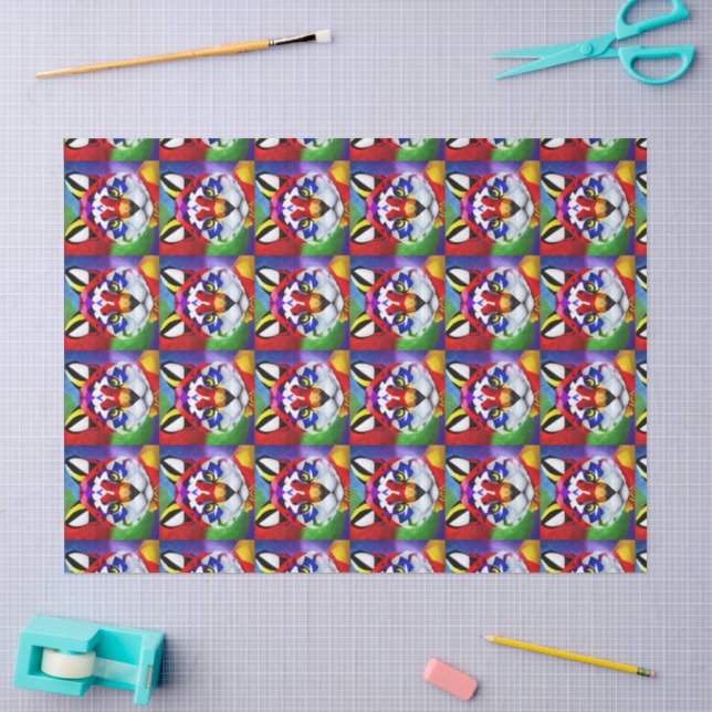 Papier Mousseline Papier tissu chat d'Alexander (Artisanat)