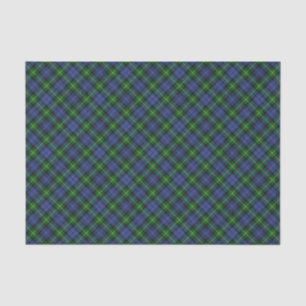 Papier Mousseline Papier Tissu Clan Gordon Tartan