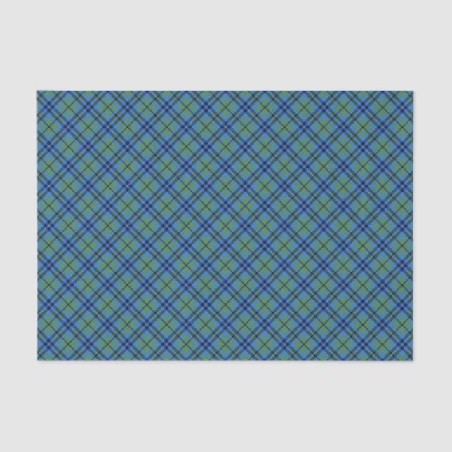 Papier Mousseline Papier Tissu Clan Keith Tartan (Recto)