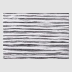 Papier Mousseline Papier Tissu d'aquarelle noir et blanc