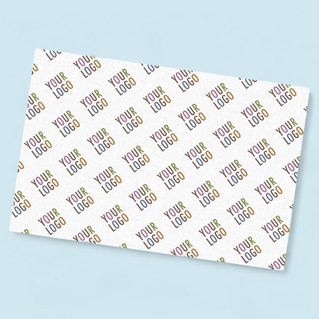 Papier Mousseline Papier Tissu de 18 livres avec logo de l'entrepris (MISOOK Tissue Paper with Logo)