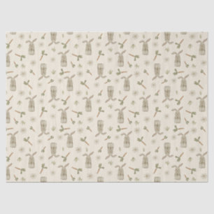 Papier Mousseline Papier tissu de Bunny de printemps