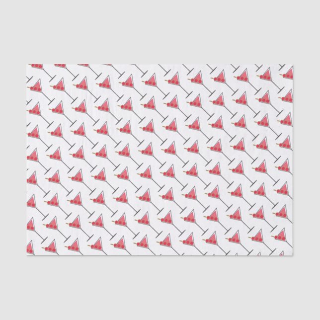 Papier Mousseline Papier Tissu De Cocktails Du Midsiècle (Recto)