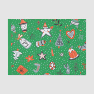 PAPIER MOUSSELINE PAPIER TISSU DE CONCEPTION DE CHRISTMAS POUR ENFAN